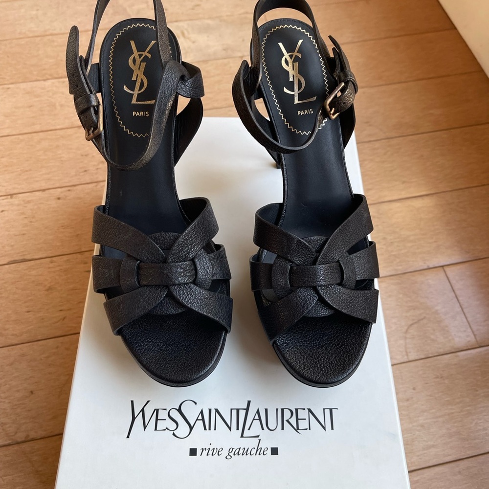Authentic YSL Tribute 75 Sandal/Heels
